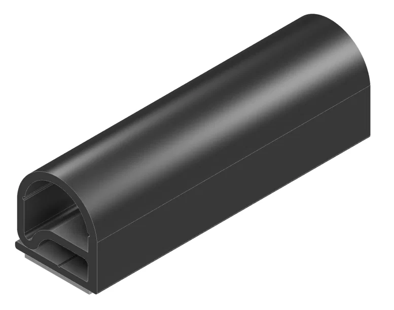 1000035062 – JAEGER Slide Out Seal, Single Bulb 40 Foot Length 0.91 Inch Bulb Height Black Polymer OEM Part Number 04...